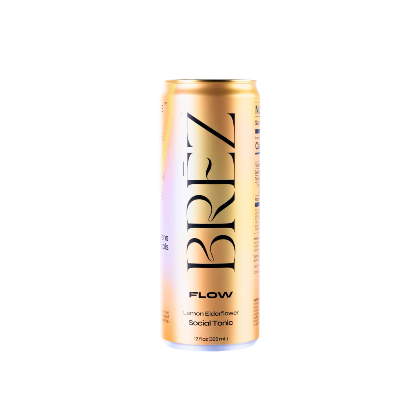 Brez Flow can on a white background