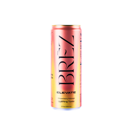Brez can on a white background