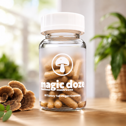 Turkey Tail Mushroom Capsules | Magic Doze Shield™