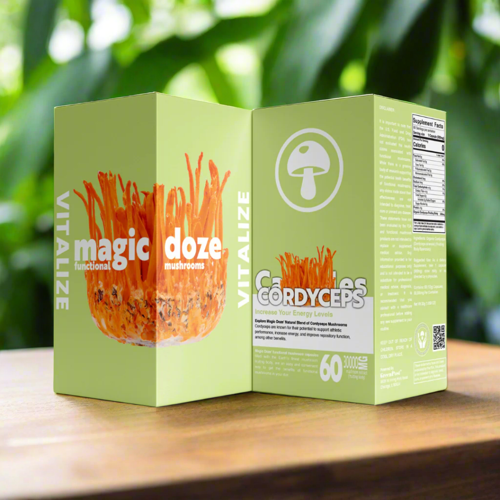 Cordyceps Mushroom Capsules | Magic Doze Vitalize™