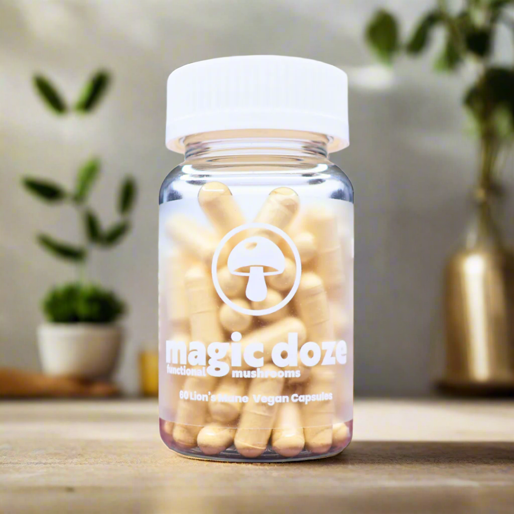 Lion's Mane Mushroom Capsules | Magic Doze Brain Food™